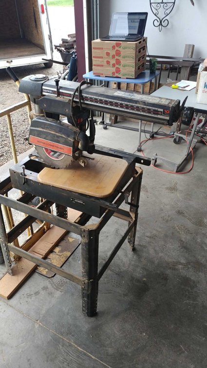 SEARS CRAFTSMAN 10" RADIAL ARM SAW