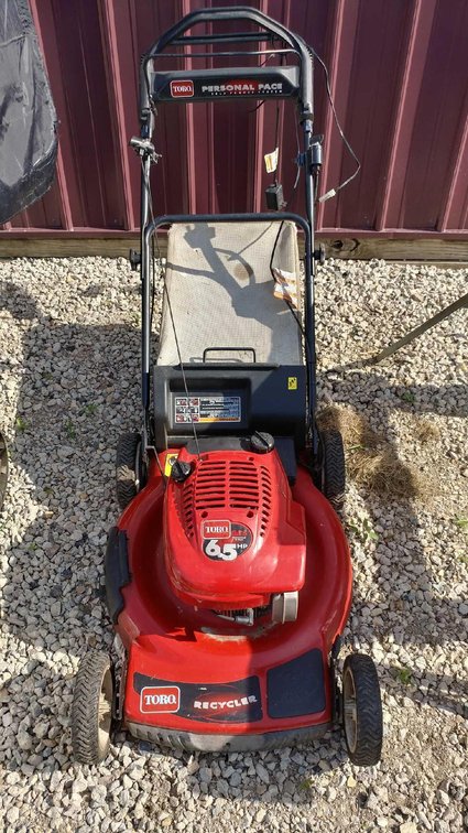 TORO 6.5 HP, SELF-PROPELLED PUSH MOWER w/BAGGER & MULCHER