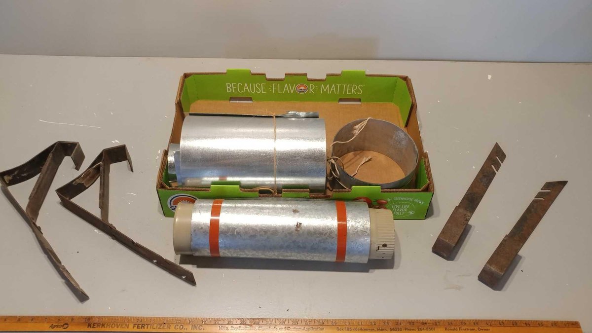 ROLLS OF GALVANIZED FLASHING and ROOFING MATERIALS