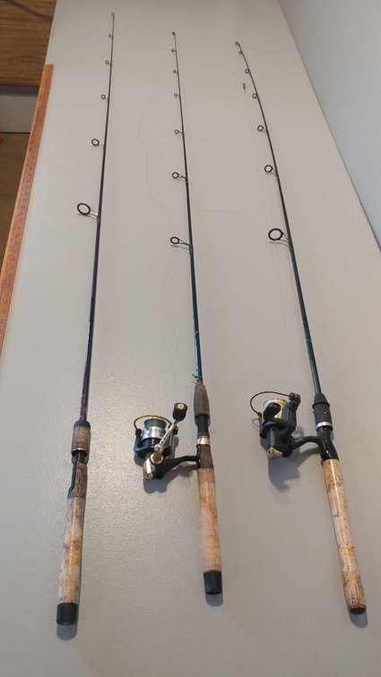 (3) FISHING RODS & (2) REELS (BRANDS: CABELA'S, BASS PRO, & PINNACLE)