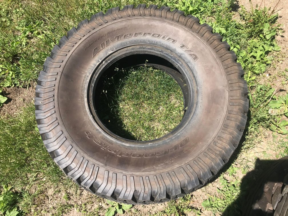 NEW BF GOODRICH 36X12.5X16.5 6 PLY TIRES (ITEM AT ZIELSDORF AUCTIONS)