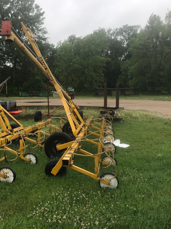 ALLOWAY 12 ROW 22' SPRAY BANDING CART (ITEM AT ZIELSDORF AUCTIONS) 