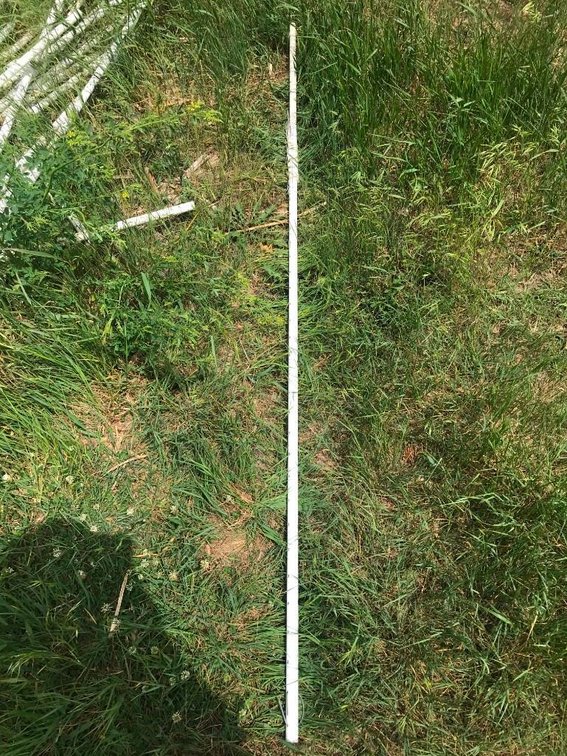 (100+/-) SOLID FIBERGLASS FENCE POSTS OF VARIOUS LENGTHS AND CONDITIONS