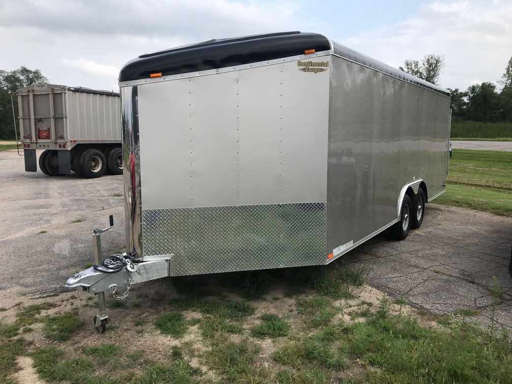 (TITLE) 2014 FOREST RIVER, CONTINENTAL CARGO, TAILWIND, 8FT X 20FT W/ 4FT V, ALL ALUMINUM SUB-FRAME,