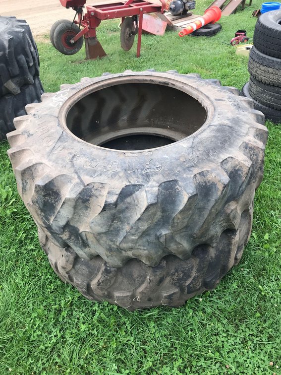 (2) FIRESTONE 16.9-28 TIRES USED(ITEM AT ZIELSDORF AUCTIONS)