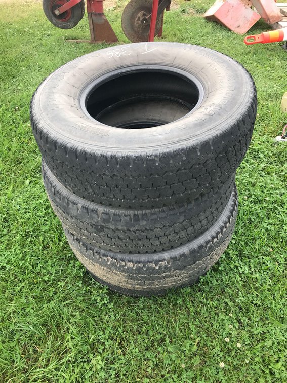 (4) FIRESTONE STEELTEX 265/75 R 16 TIRES USED (ITEM AT ZIELSDORF AUCTIONS)