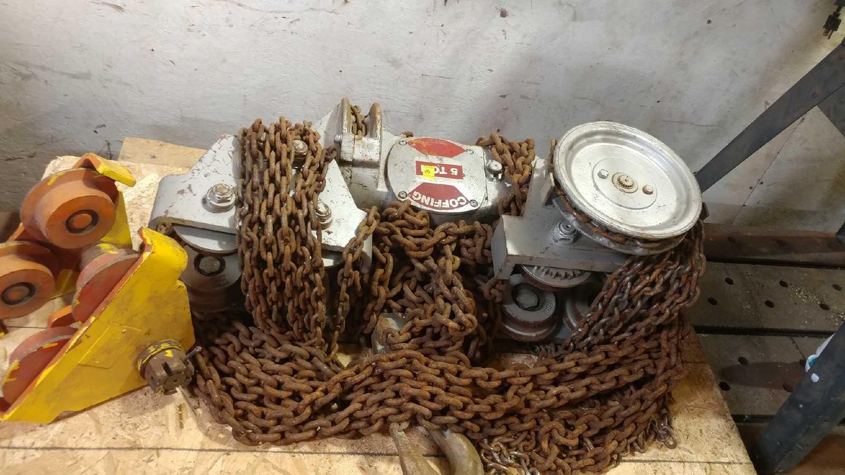 COFFING 5 TON CHAIN HOIST