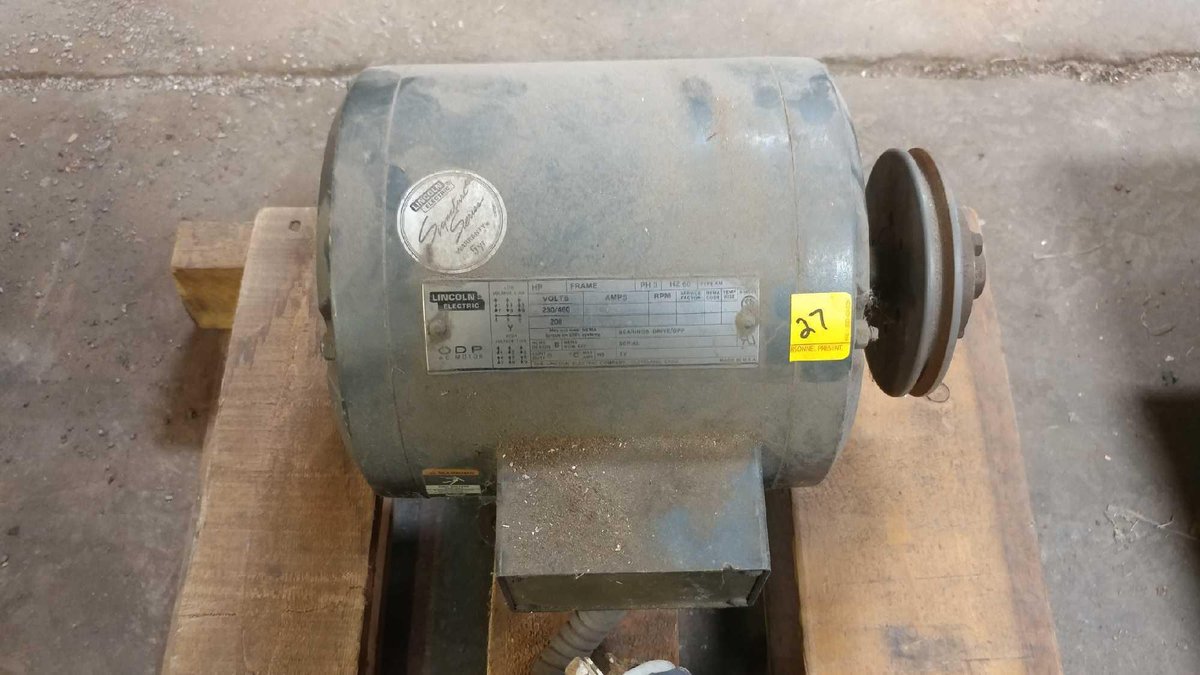 LINCOLN 5 HP ELECTRIC MOTOR