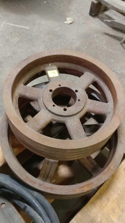 (2) 13" PULLEY WHEELS