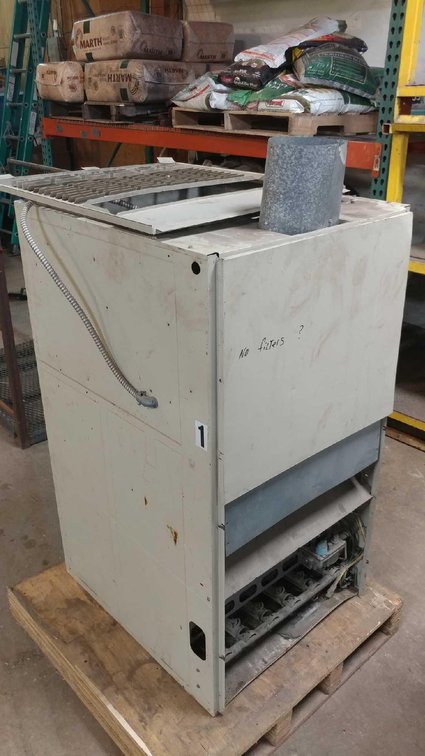 NATURAL GAS, DOWNDRAFT 75,000 BTU SHOP HEATER