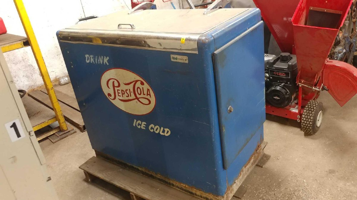 VINTAGE PEPSI COLA AIR COOLER (WORKS)