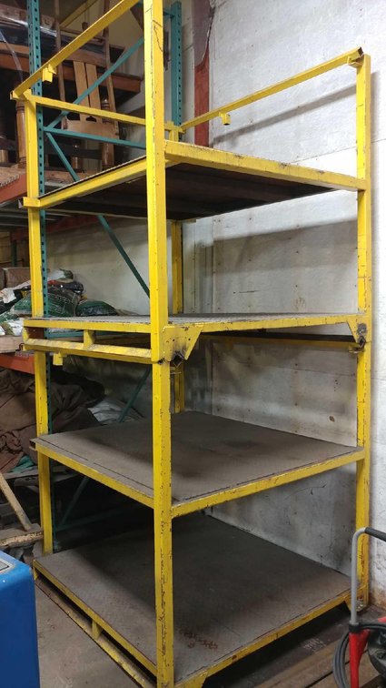 PALLET RACKING (111" x 57" x 53") - 4 RACKS