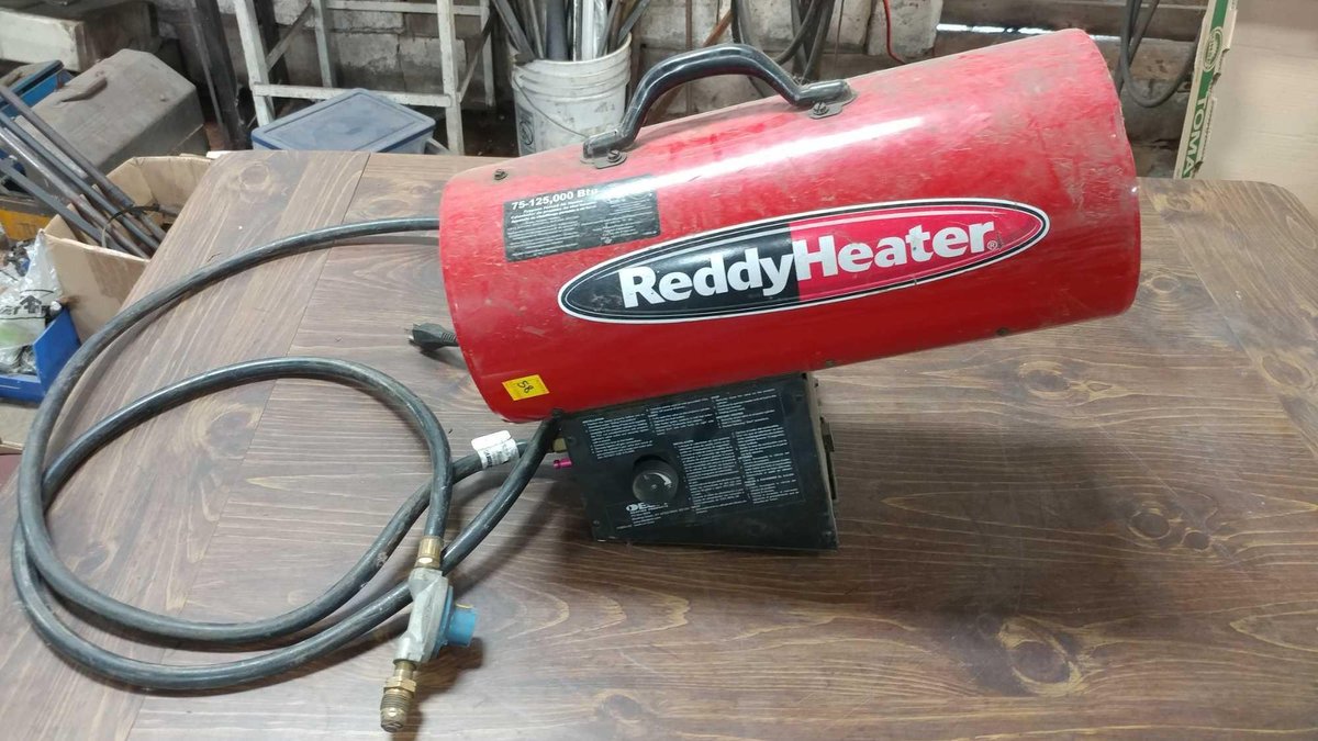 REDDY HEATER LP, 125,000 BTUs