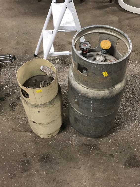 (2) LIQUID PROPANE TANKS