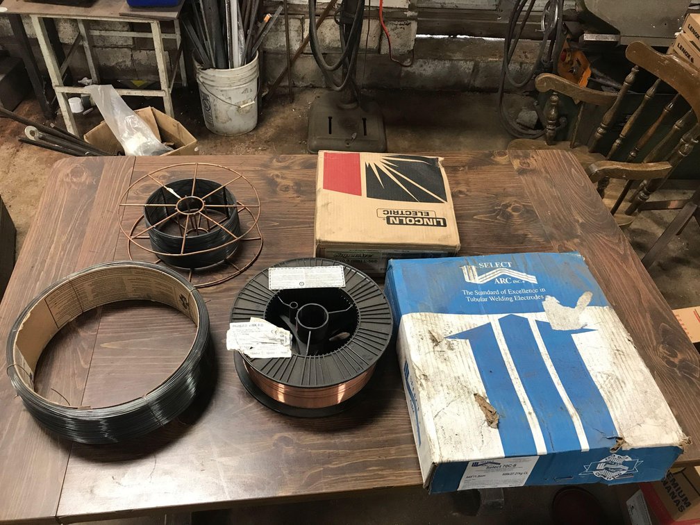 (5) ROLLS OF WELDING WIRE 