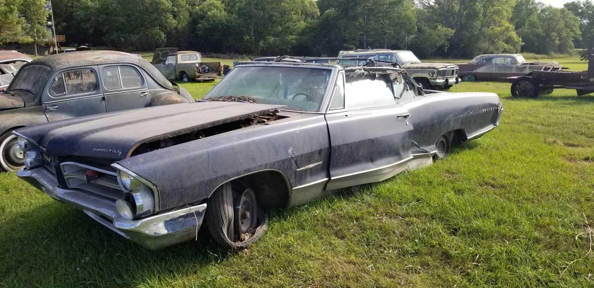 1965 BONNEVILLE CONVERTIBLE, V8 PONTIAC MOTOR (NO TITLE)