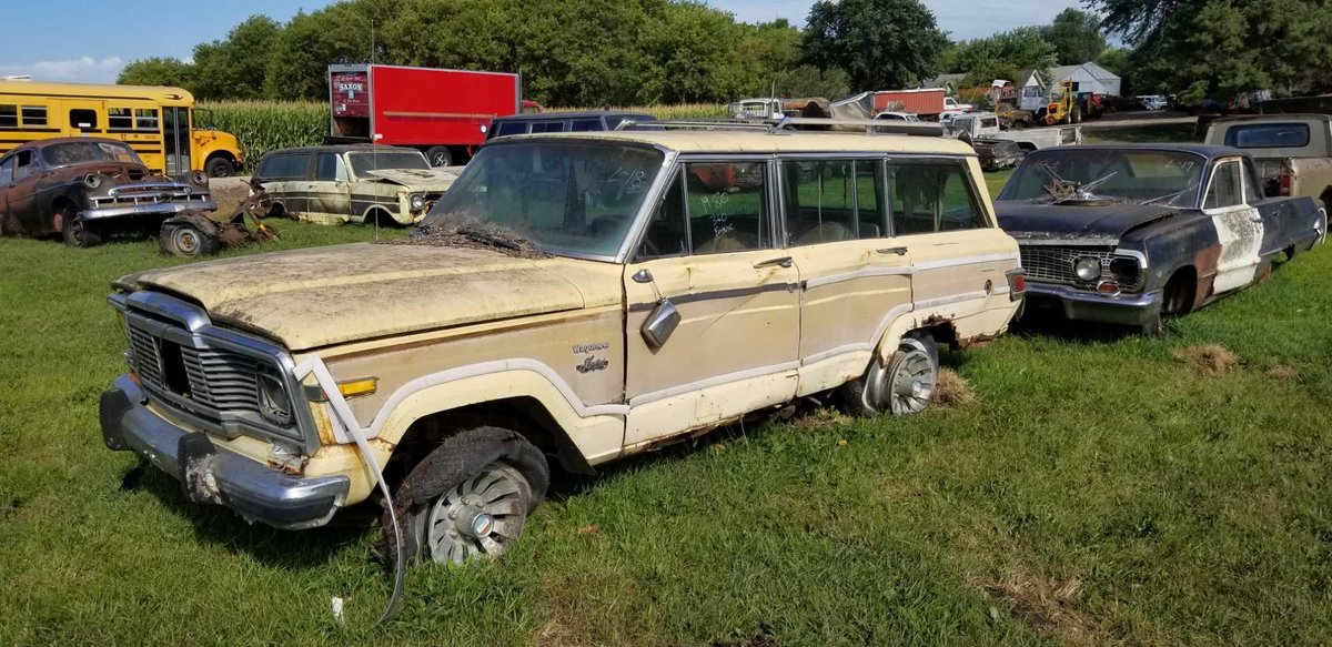 1980 JEEP WAGONER, 360 V8 MOTOR , NO RADIATOR, ALUM RIMS, LIMITED, AM/FM/CB (NO TITLE)