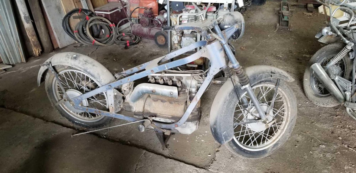 NIMBUS MOTORCYCLE, (FOUND GAS TANK) NO SEAT ( NO TITLE) 