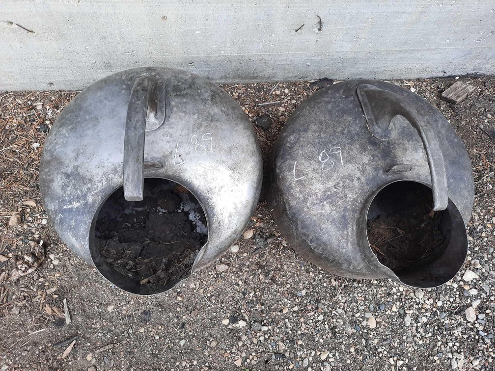 (2) MILK CANS