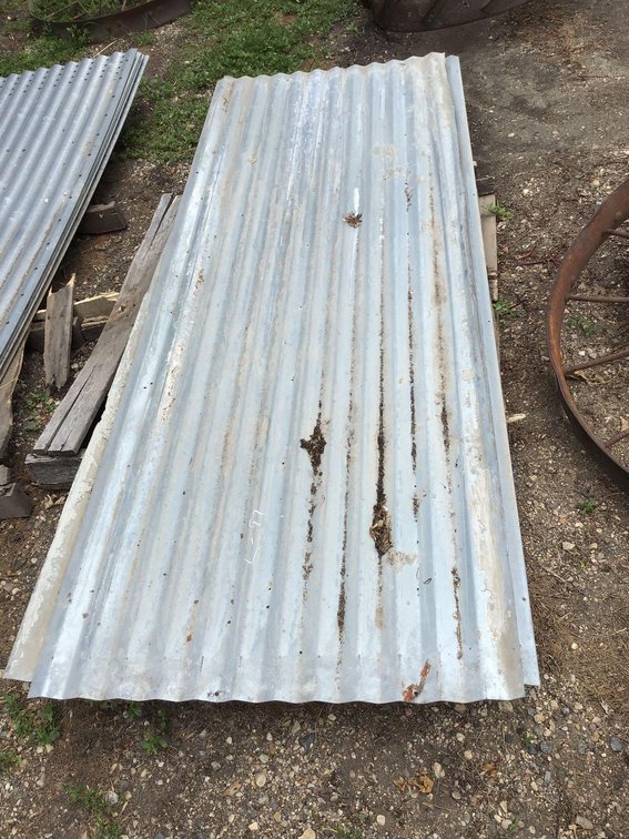 (4) BIN SHEETS, 90IN TOTAL LENGTH 33IN HEIGHT