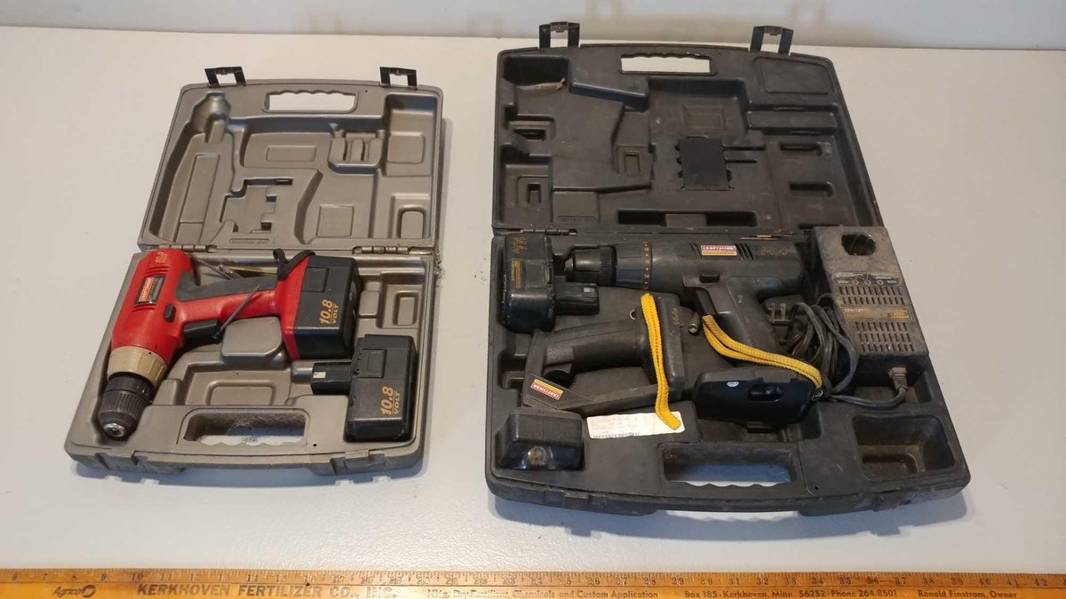 CRAFTSMAN 14.4V CORDLESS DRILL and CRAFTSMAN 10.8V CORDLESS DRILL (BOTH OF INDETERMINATE EFFICACY)