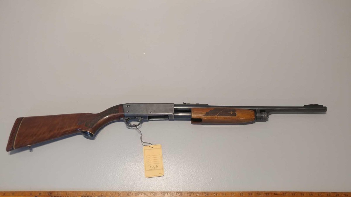 ITHACA DEERSLAYER 20 GAUGE PUMP SHOTGUN w/SLUG BARREL