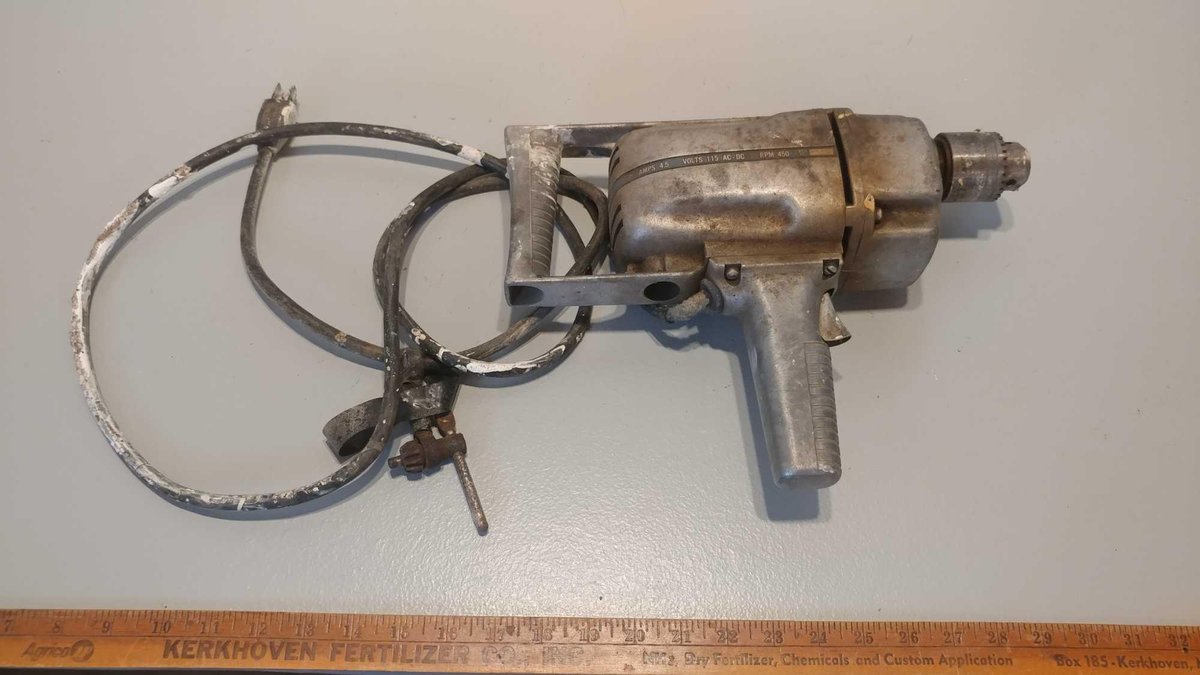 VINTAGE SHOPMATE 1/2" ELECTRIC DRILL (4.5 AMP)