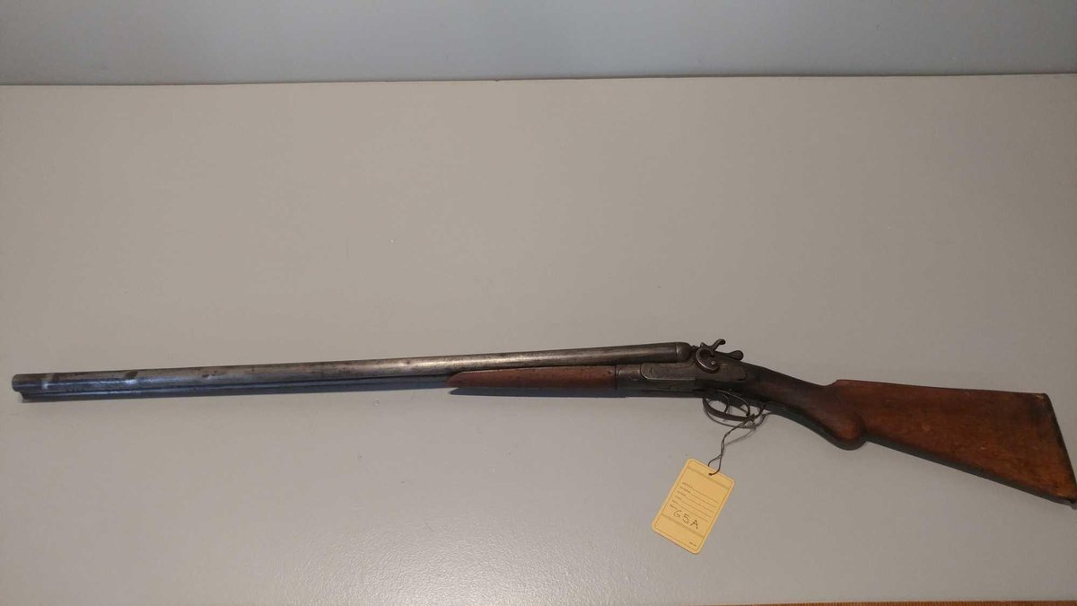NEUMAN BROS. DOUBLE BARREL 12 GAUGE SHOTGUN