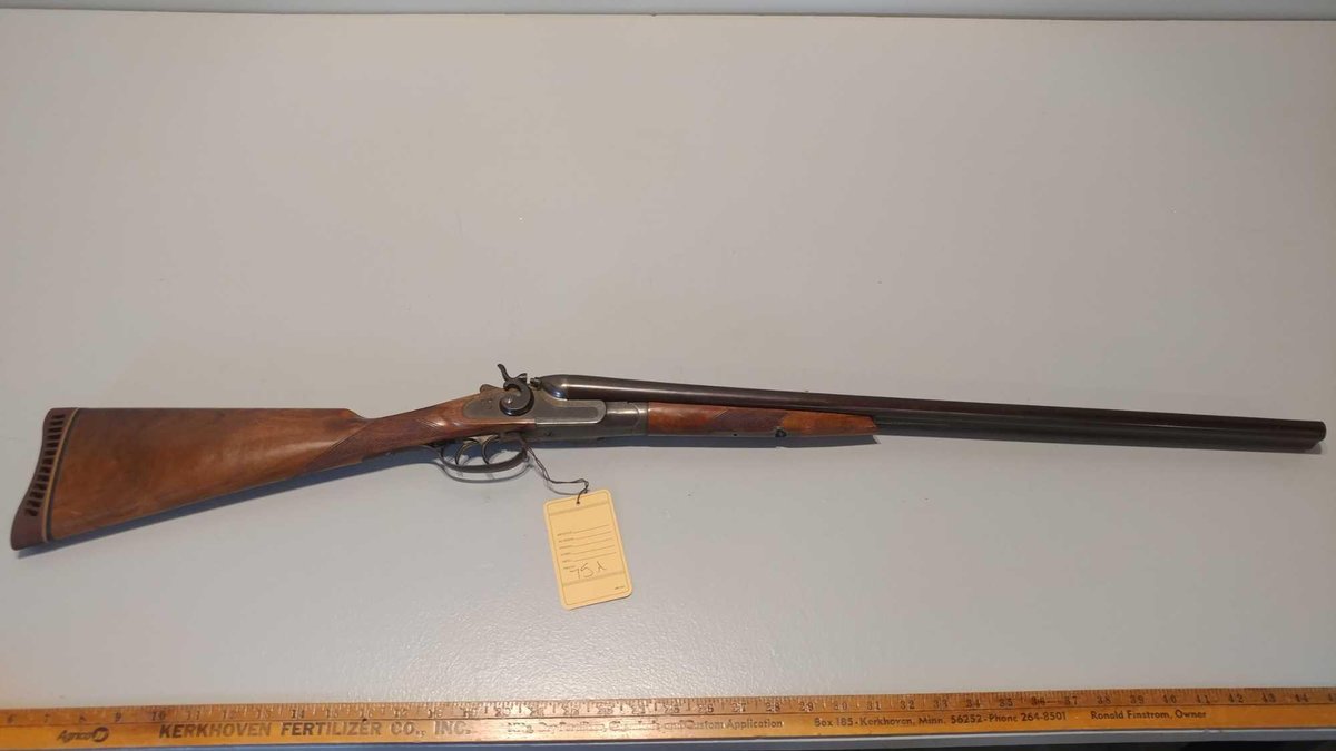 AMERICAN GUN CO. NEW YORK DOUBLE BARREL 16 GAUGE SHOTGUN