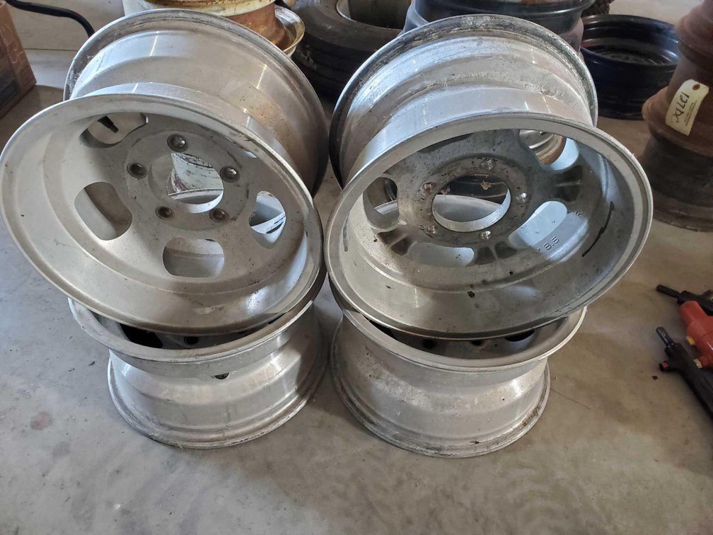 (4) ALUMINUM 16" RIMS FOR A PICKUP
