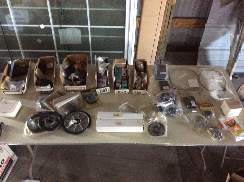 ASSORTMENT OF SNOWMOBILE, BOAT MOTOR, & MISC PARTS