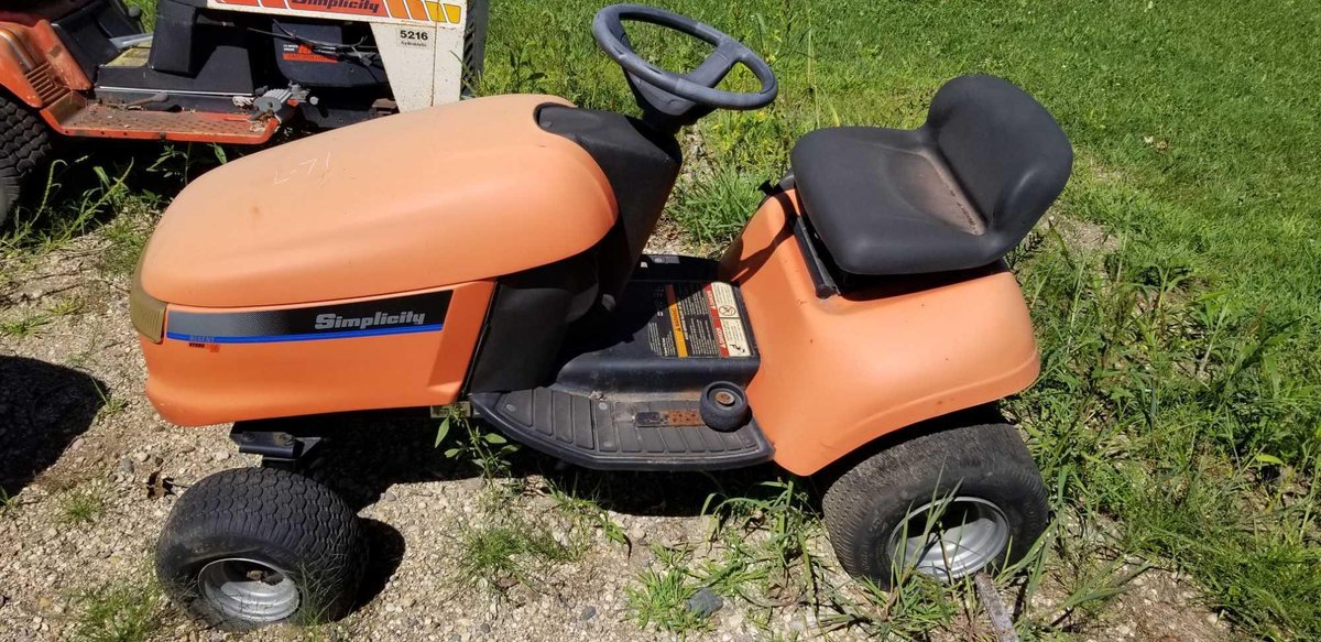 SIMPLICITY REGENT 14 PARTS MOWER