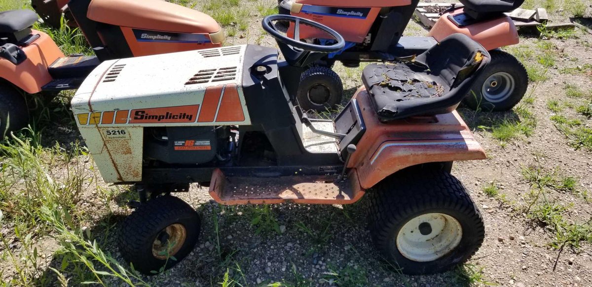 SIMPLICITY 5216 HYDRO PARTS MOWER