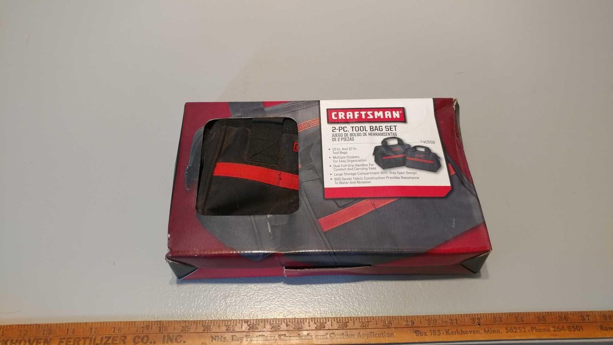 NEW CRAFTSMAN 2-PC TOOL BAG SET