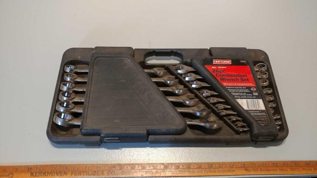 NEW CRAFTSMAN 26-PC. COMBINATION WRENCH SET