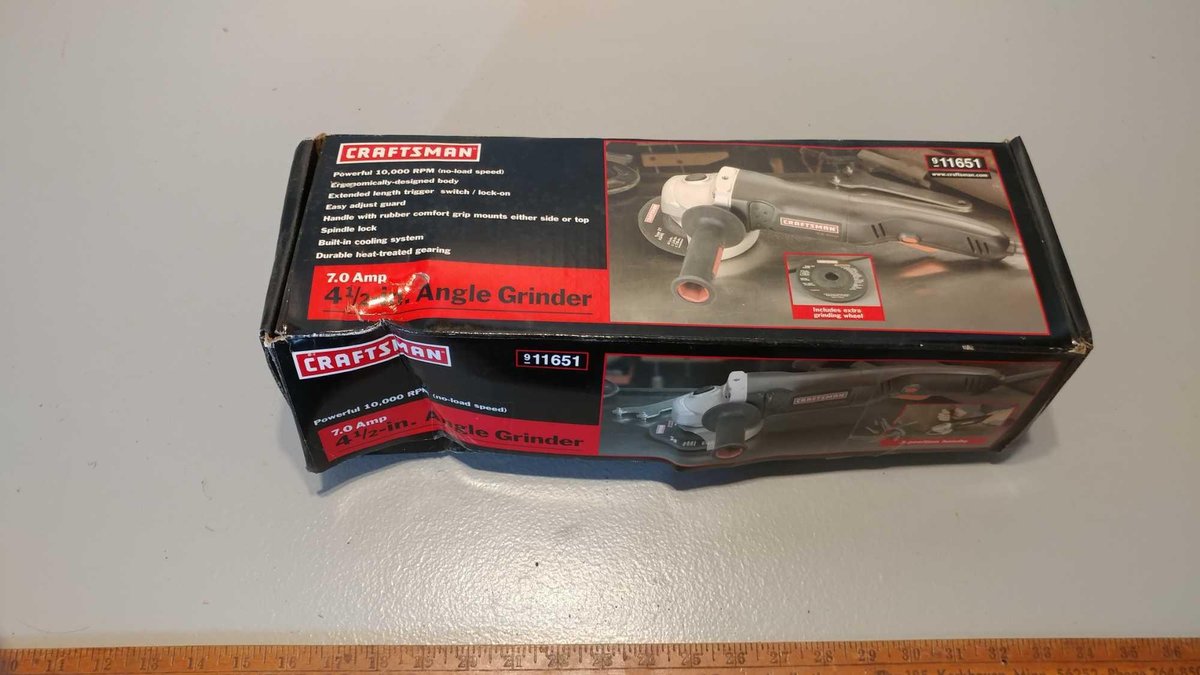 NEW CRAFTSMAN 4.5" ANGLE GRINDER