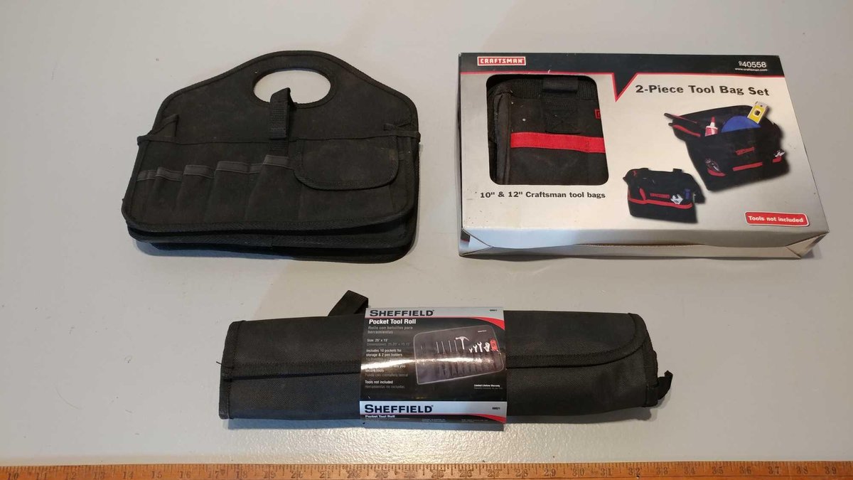 ASSORTMENT OF TOOL BAGS