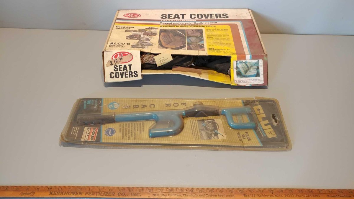 THE CLUB FOR CARS AND ALCO SEAT COVERS