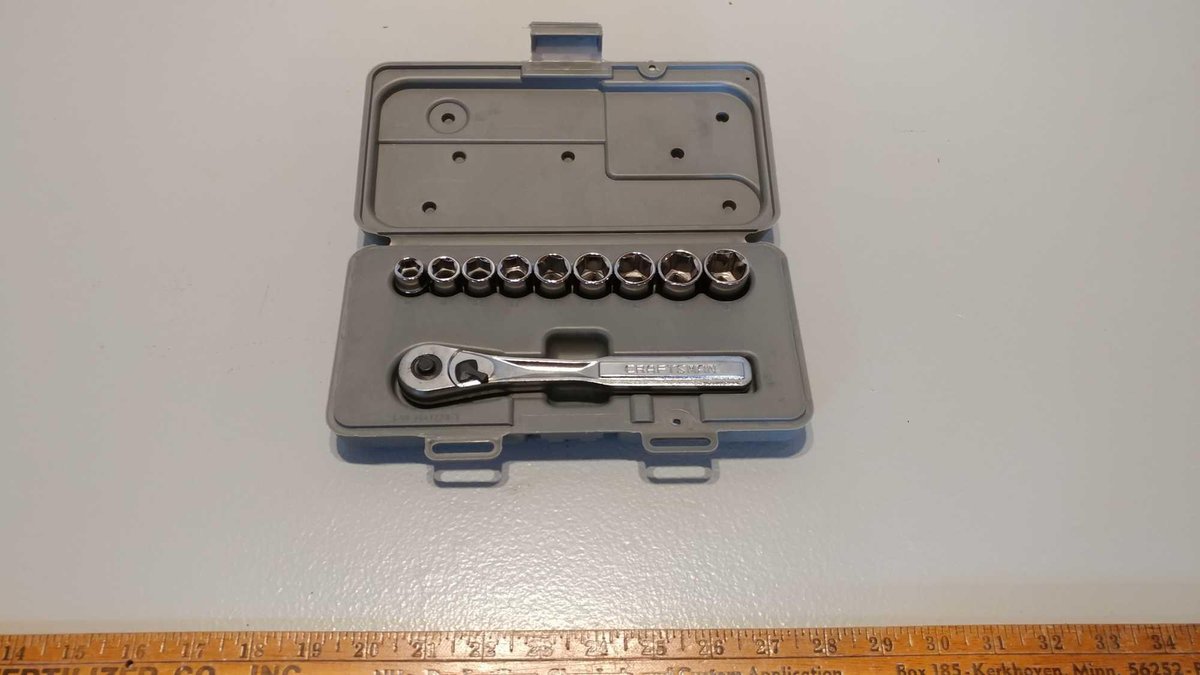 NEW CRAFTSMAN 10 PC. 3/8" DRIVE METRIC SET