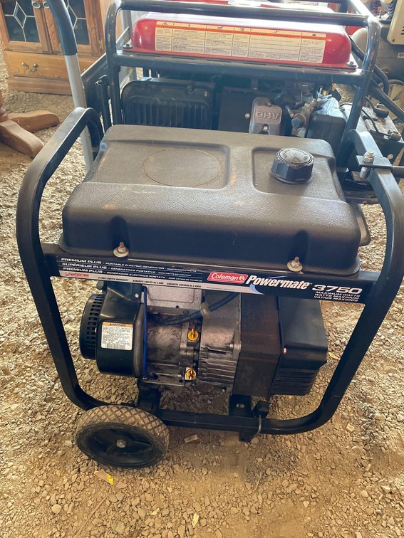 COLEMAN POWERMATE 3750 GENERATOR (TESTED AND WORKS)