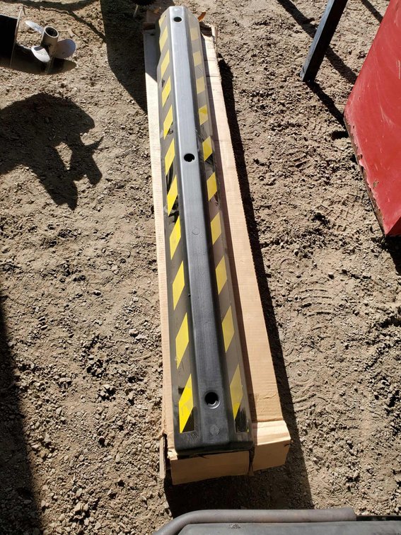 (2) NEW PARKING WHEEL STOPS
