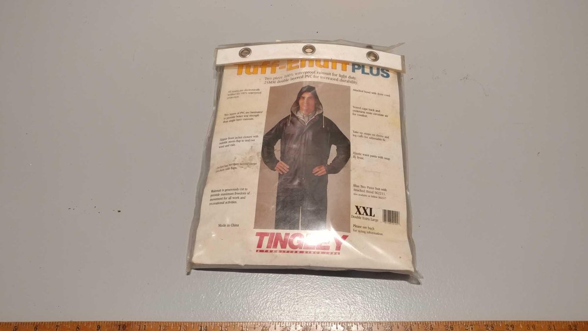 TINGLEY TUFF-ENUFF PLUS RAIN SUIT XXL