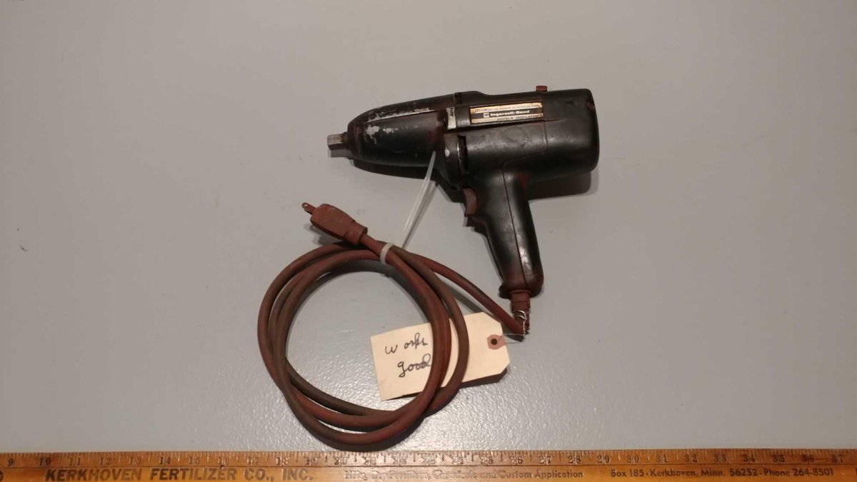 INGERSOLL RAND IMPACT WRENCH ,ELECTRIC,USED,WORKS