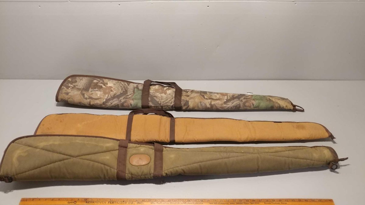 GUN CASES, BLACK SHEEP 52",ALLEN 48",ONE OTHER