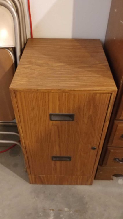 2-DRAWER FILE CABINET (15W X 28H X 18D)