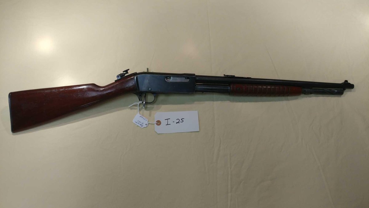 (I-25) REMINGTON MODEL 14, 30 CAM REM, PUMP, SN# C37228 (LOCATED AT MIKES GUN SHOP IN BENSON MN, FOR
