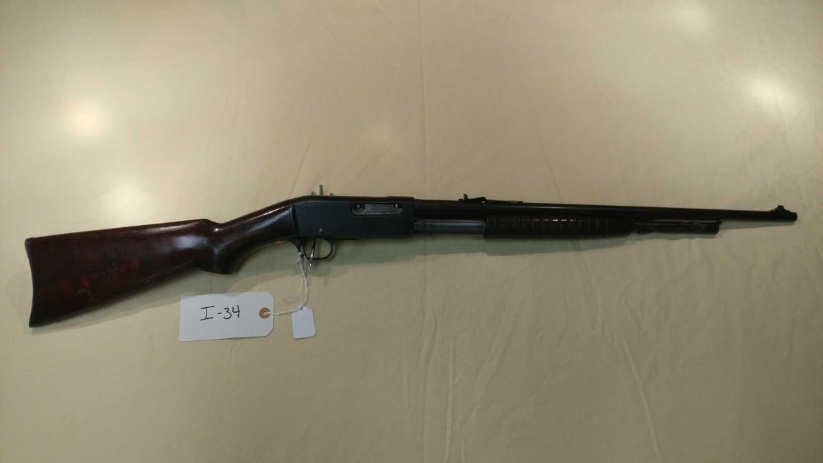 (I-34) REMINGTON MODEL 14, 30 CAL REM, PUMP, SN# 127465 (LOCATED AT MIKES GUN SHOP IN BENSON MN, FOR