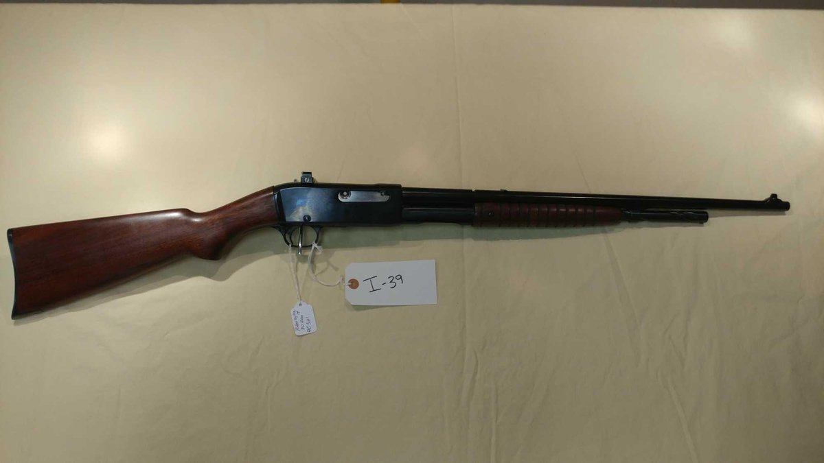 (I-39)  REMINGTON, 30 CAL REM, PUMP, SN# C10321 (LOCATED AT MIKES GUN SHOP IN BENSON MN, FOR MORE IN