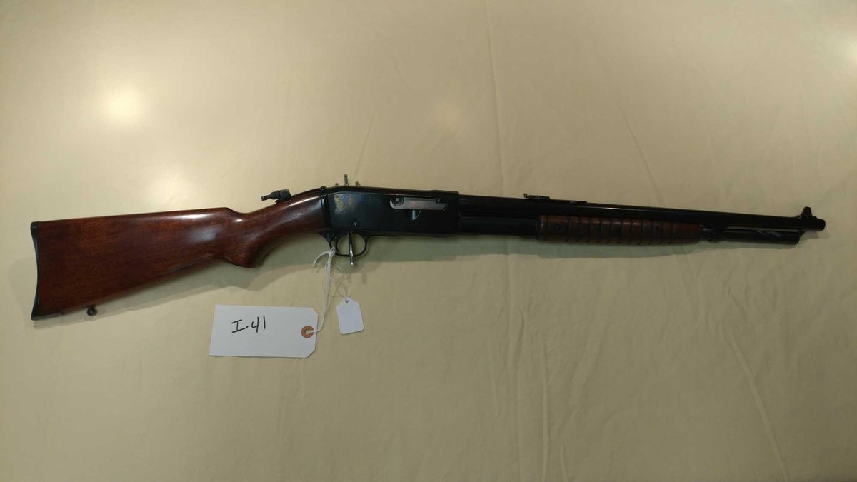 (I-41) REMINGTON, 30 CAL REM, PUMP, SN# C77043(LOCATED AT MIKES GUN SHOP IN BENSON MN, FOR MORE INFO