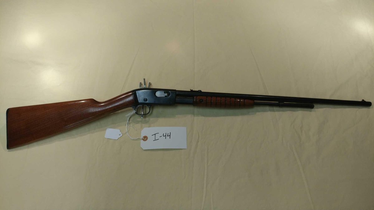 (I-44)  REMINGTON MODEL 12, .22 SL/LR, PUMP, SN# 716174 (LOCATED AT MIKES GUN SHOP IN BENSON MN, FOR